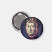 Portret van Boccaccio Magneet (Voorkant / Achterkant)