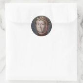 Portret van Boccaccio Ronde Sticker (Tas)