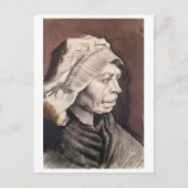 Portret van boerenvrouw, Van Gogh Fine Art Briefkaart (Voorkant)