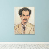 Portret van Boris Nikolayevich Bugaev (1880-1934) Canvas Afdruk (Insitu (Houten vloer))