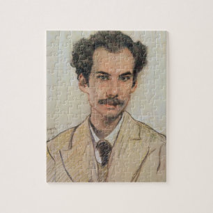 Portret van Boris Nikolayevich Bugaev (1880-1934) Legpuzzel