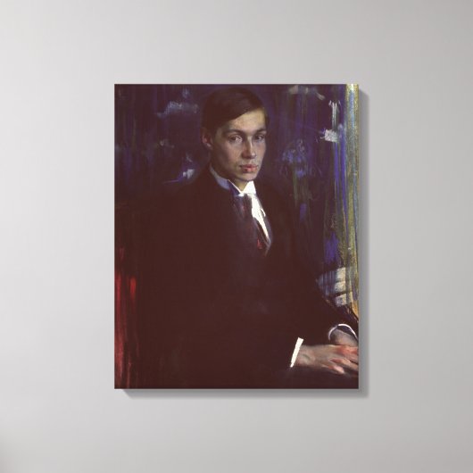 Portret van Boris Pasternak Canvas Afdruk (Voorkant)