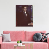 Portret van Boris Pasternak Canvas Afdruk (Insitu (Woonkamer))