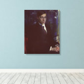 Portret van Boris Pasternak Canvas Afdruk (Insitu (Houten vloer))