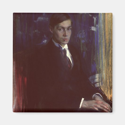 Portret van Boris Pasternak Magneet (Voorkant)