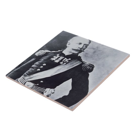 Portret van brigadegeneraal Nelson A. Miles (183) Tegeltje (Zijkant)