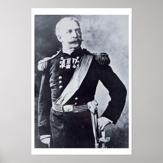 Portret van Brigadegeneraal Nelson A. Miles Poster (Voorkant)