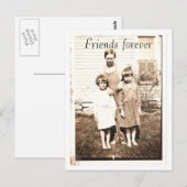 portret van broers en zussen briefkaart (Voorkant / Achterkant)