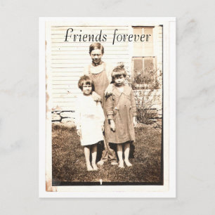  portret van broers en zussen briefkaart