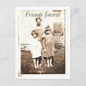  portret van broers en zussen briefkaart (Voorkant)