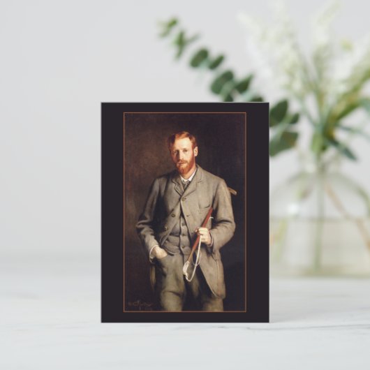 Portret van Brother door Arthur Hack Briefkaart (Staand voorkant)