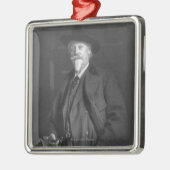 Portret van "Buffalo Bill" Cody Metalen Ornament (Links)
