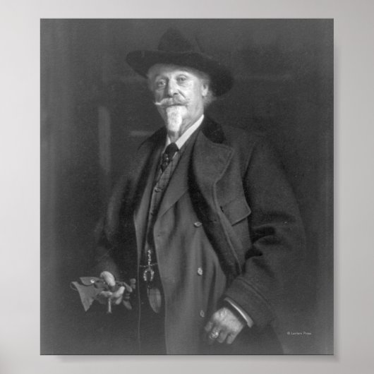 Portret van "Buffalo Bill" Cody Poster (Voorkant)