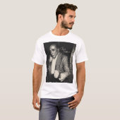  portret van Bukowski T-shirt (Voorkant volledig)