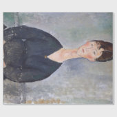 Portret van Cafe Singer, Modigliani Cadeaupapier (Vlak)