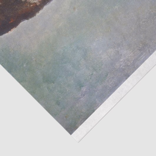 Portret van Cafe Singer, Modigliani Tissuepapier (Detail)