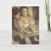 Portret van Caillebotte Children door Pierre Renoi Kaart (Voorkant)