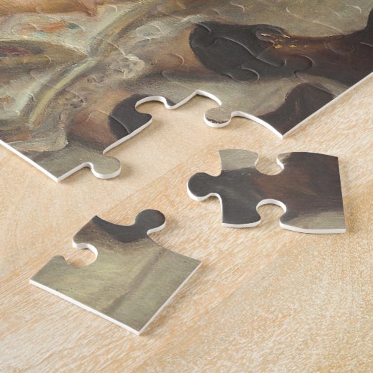 Portret van Caillebotte Children door Pierre Renoi Legpuzzel (Zijkant)