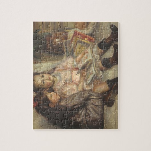 Portret van Caillebotte Children door Pierre Renoi Legpuzzel (Verticaal)