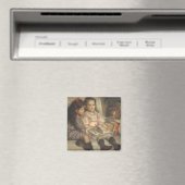 Portret van Caillebotte Children door Pierre Renoi Magneet (Insitu (Vaatwasser))