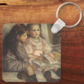 Portret van Caillebotte Children door Pierre Renoi Sleutelhanger (Achterkant)