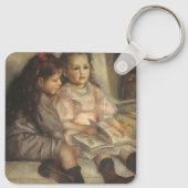 Portret van Caillebotte Children door Pierre Renoi Sleutelhanger (Achterkant)