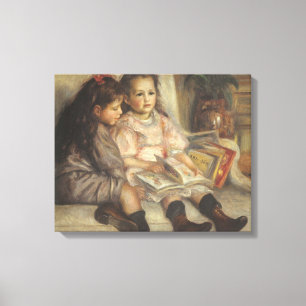 Portret van Caillebotte Kinderen door Pierre Renoi Canvas Afdruk