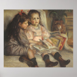 Portret van Caillebotte-kinderen door Pierre Renoi Poster