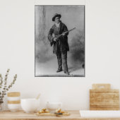 Portret van Calamity Jane Poster (Keuken)