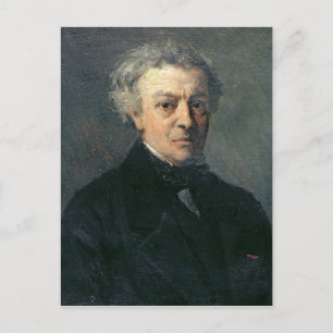 Portret van Camille Corot c.1863 Briefkaart