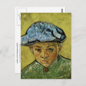 Portret van Camille Roulin, Van Gogh Fine Art Briefkaart (Voorkant / Achterkant)