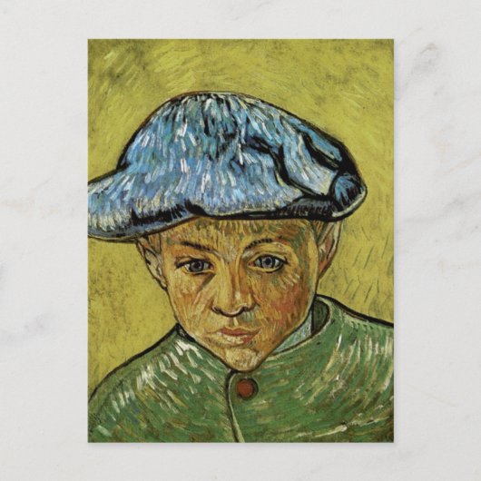 Portret van Camille Roulin, Van Gogh Fine Art Briefkaart (Voorkant)