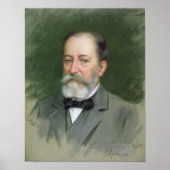Portret van Camille Saint-Saens 1903 Poster (Voorkant)