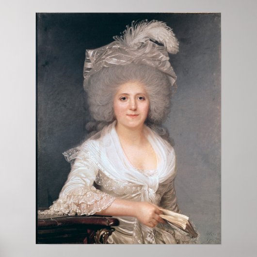 Portret van Campan Madame Jeanne-Louise-Henriette Poster (Voorkant)