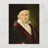 Portret van Carl Friedrich Gauss, 1840 Briefkaart (Voorkant)