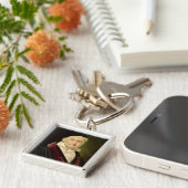 Portret van Carl Friedrich Gauss, 1840 Sleutelhanger (Zijkant)