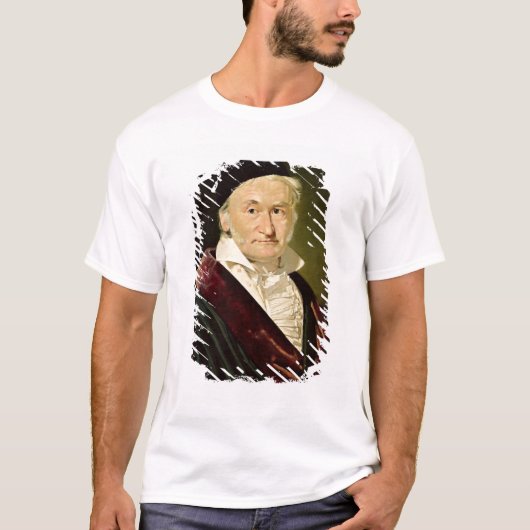 Portret van Carl Friedrich Gauss, 1840 T-shirt (Voorkant)