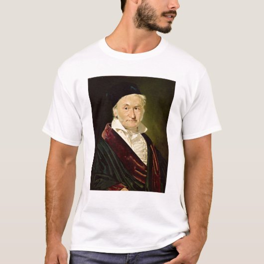 Portret van Carl Friedrich Gauss, 1840 T-shirt (Voorkant)