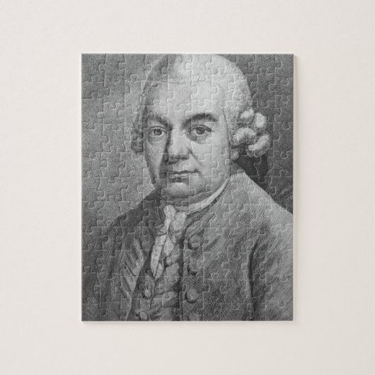 Portret van Carl Philipp Emanuel Bach (1714-88) (e Legpuzzel (Verticaal)