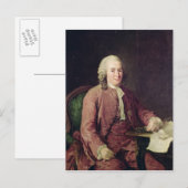 Portret van Carl von Linnaeus Briefkaart (Voorkant / Achterkant)
