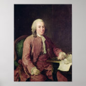 Portret van Carl von Linnaeus Poster (Voorkant)
