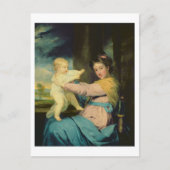 Portret van Caroline, Duchess van Marlborough met Briefkaart (Voorkant)