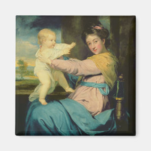 Portret van Caroline, Duchess van Marlborough met Magneet
