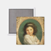 Portret van Caroline Lalive de la Briche, 1786 Magneet (Voorkant / Achterkant)