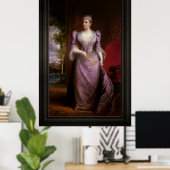 Portret van Caroline Scott Harrison Poster (Thuiskantoor)