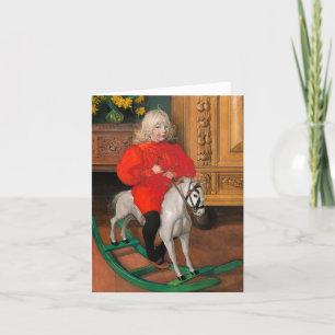 Portret van Casimir Laurin, Murre door Carl Larsso Bedankkaart