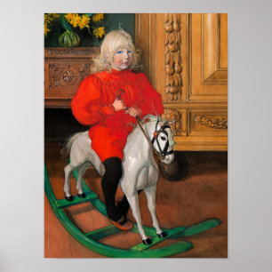 Portret van Casimir Laurin, Murre door Carl Larsso Poster