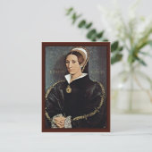 portret van Catarina Howard 5e vrouw van koning He Briefkaart (Staand voorkant)