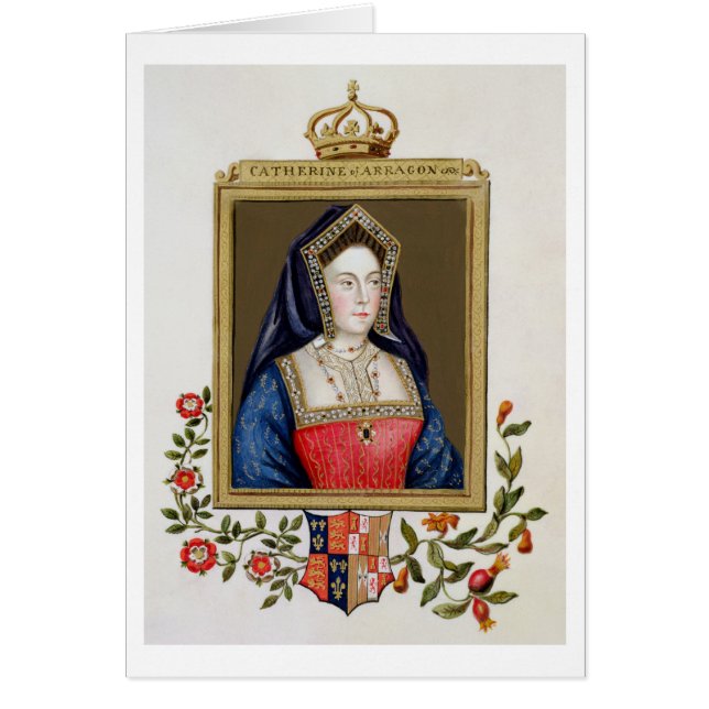 Portret van Catherine Aragon (1485-1536) 1st Qu (Voorkant)