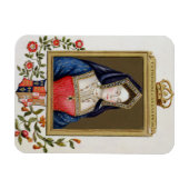 Portret van Catherine Aragon (1485-1536) 1st Qu Magneet (Horizontaal)
